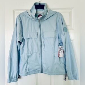 Canada Weather Gear Light Blue Hooded Jacket